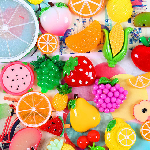 30Pieces Slime Charms Mixed Resin Chocolate Fruit Candy Donut Beads Slime  Filler Making Supplies For DIY